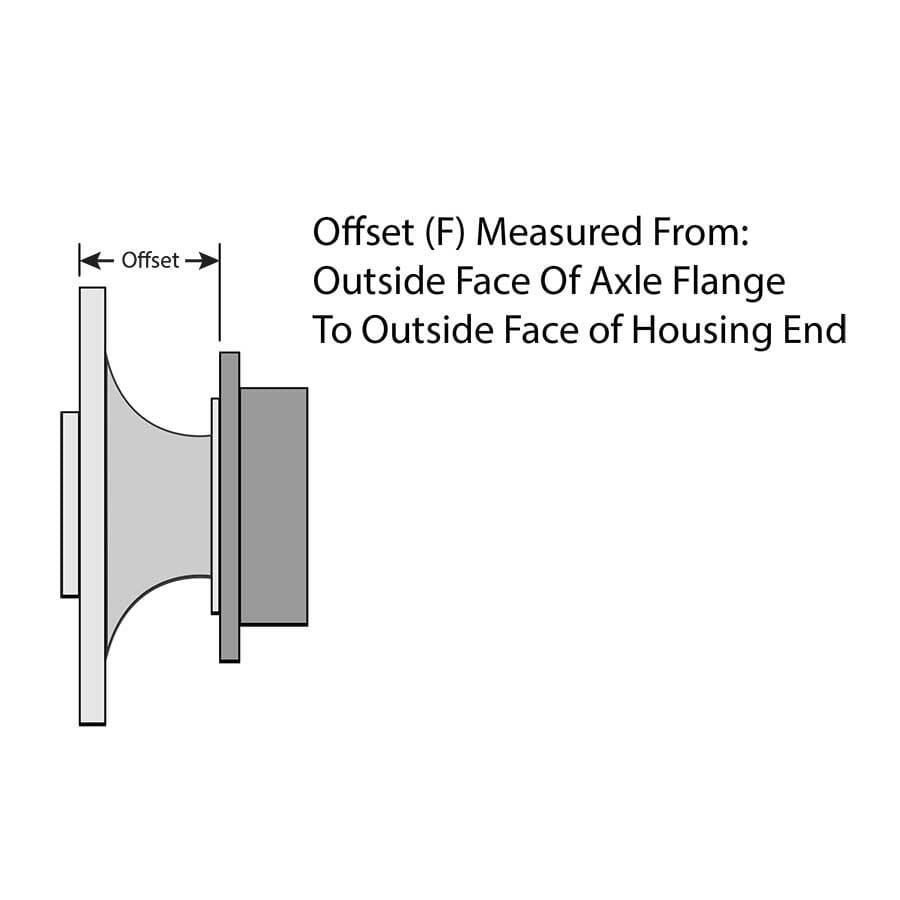 Late Big Ford Truck Housing Ends | For P3502T & P3504T Axle Packages - Image 3